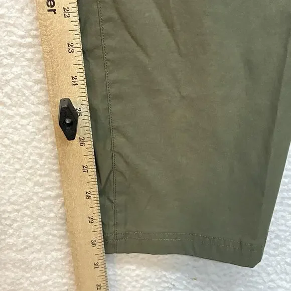 Orvis Pants Mens 34x30 Green Stretch Hiking Water Repellent Media Pocket Zip - Picture 5 of 12